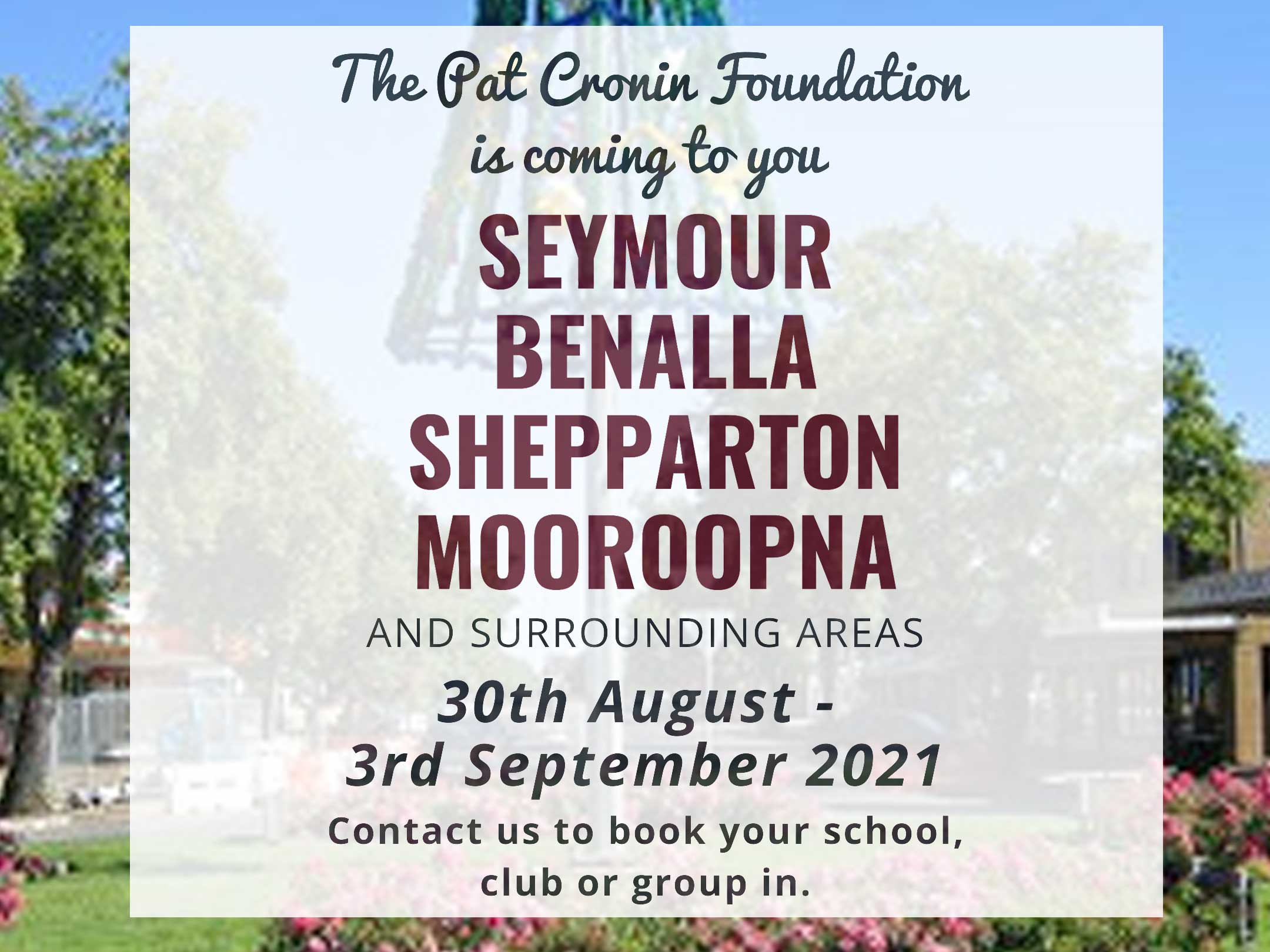 Regional presentations - Pat Cronin Foundation - End the Coward Punch