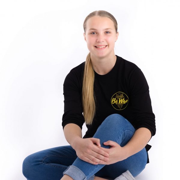 Adults Long Sleeve T-Shirt - Black & Yellow - Image 3