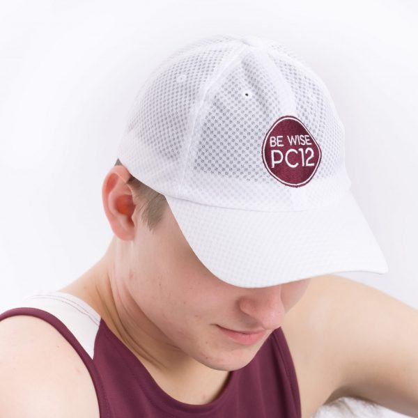 White Running Cap